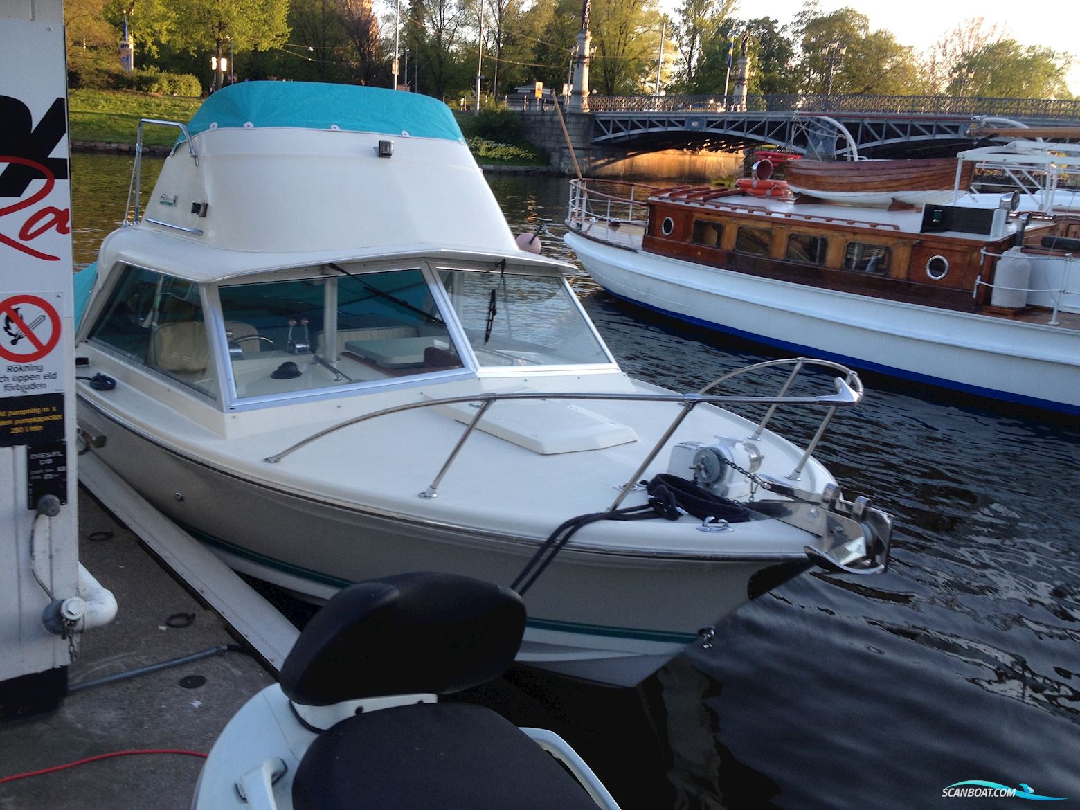 Riva Bertram Fisherman 25 Motorboot 1970, mit Mercruiser motor, Sweden