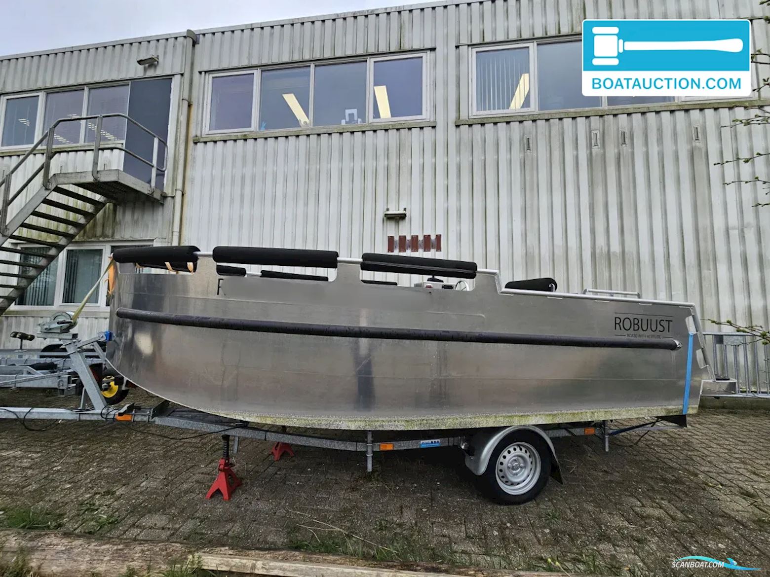 Robuust De Klomp Motorboot 2023, mit Suzuki of Torqeedo motor, Niederlande
