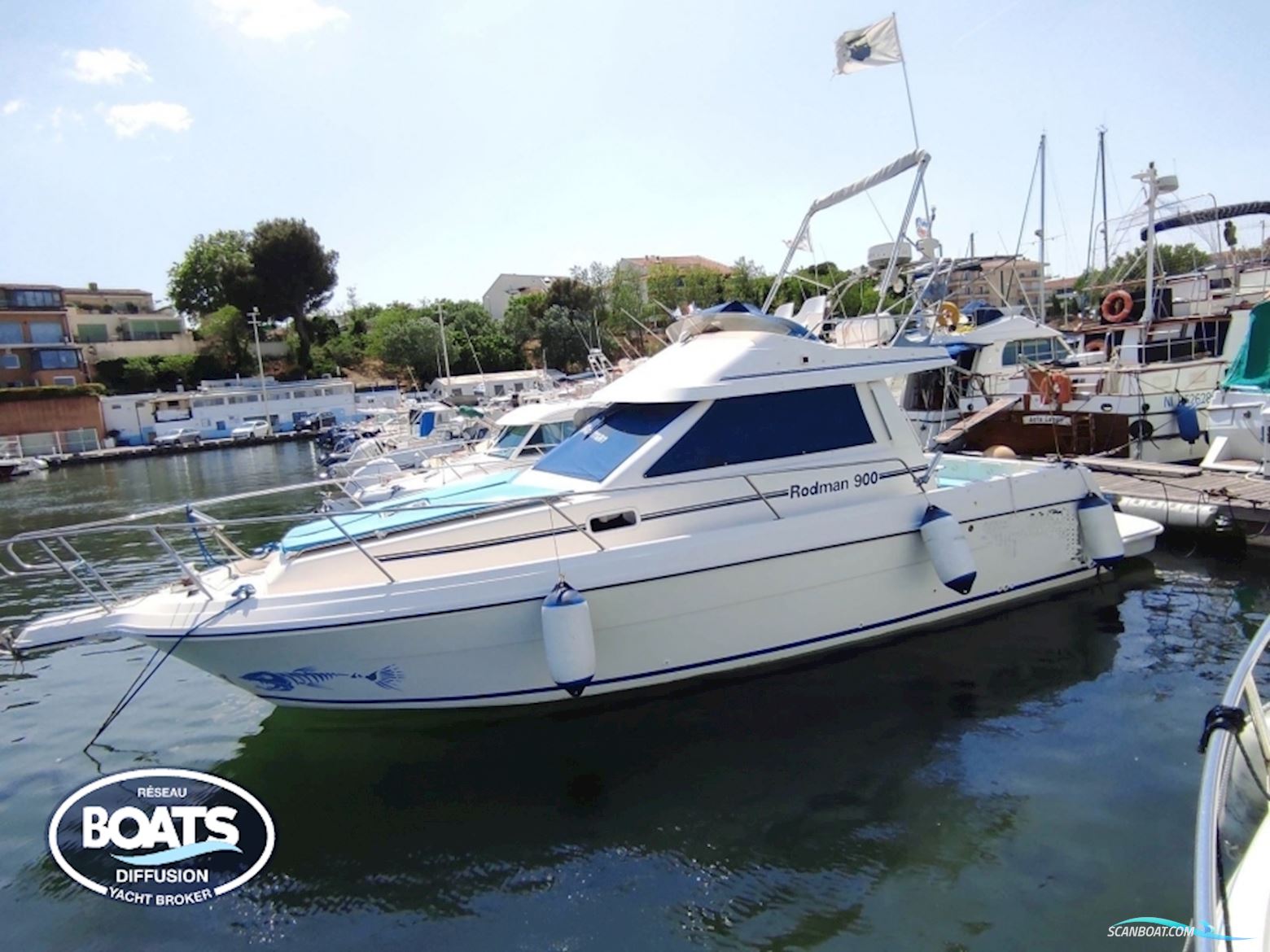 Rodman 900 Motorboot 2004, mit Volvo Penta motor, Frankreich