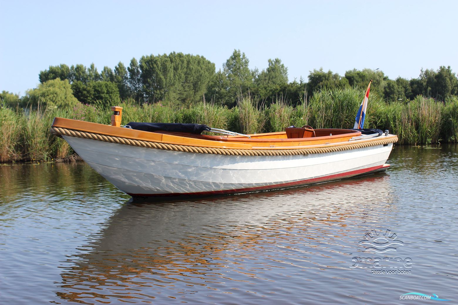 Roosemalen Vlet 770 Motorboot 2008, mit Lombardini motor, Niederlande