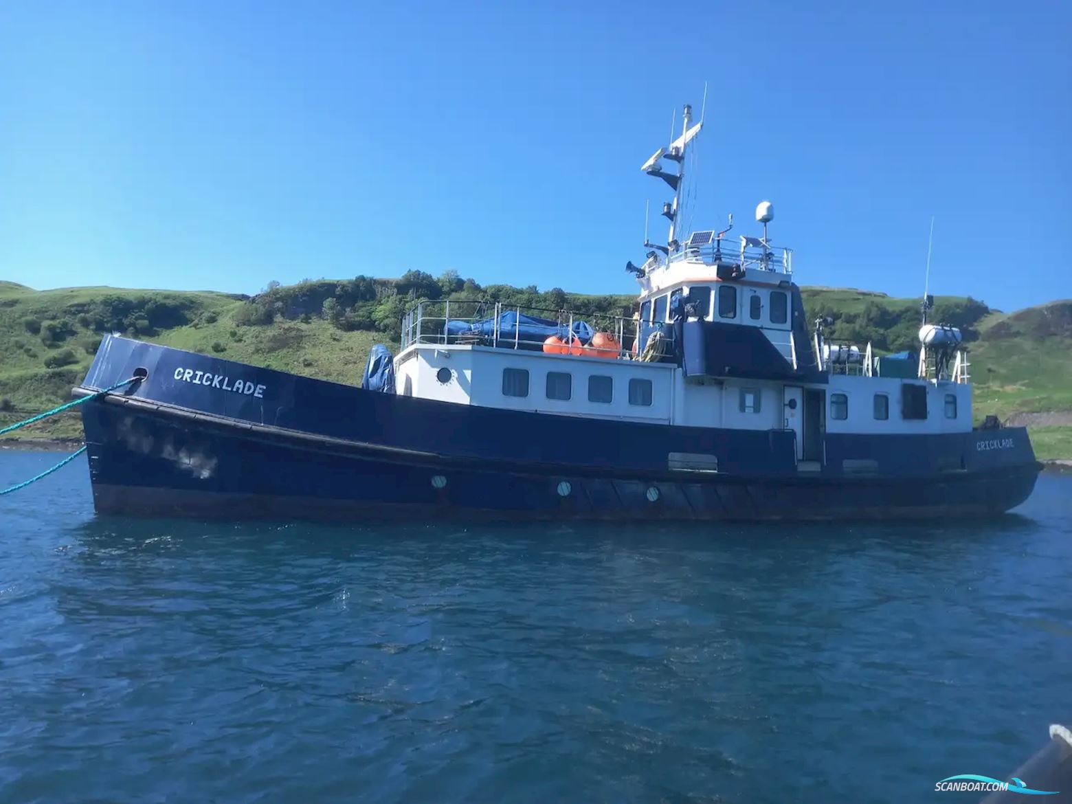 ROYAL NAVY CONVERTED CLOVELLY CLASS Motorboot 1970, mit Lister Blackstone motor, England