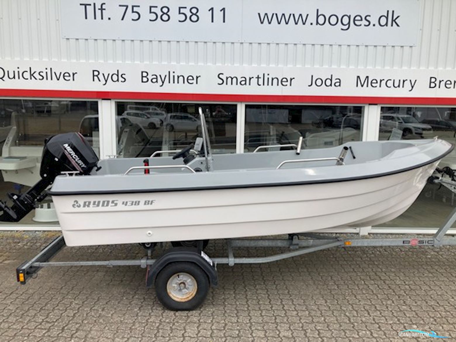 Ryds 438BF Med 20 hk Mercury-Efi 4 Takt - Anvisningssalg Motorboot 2023, mit Mercury motor, Dänemark