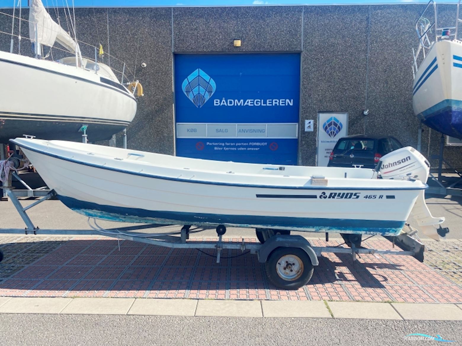 Ryds 465 R Jolle Motorboot 1995, mit Johnson motor, Dänemark