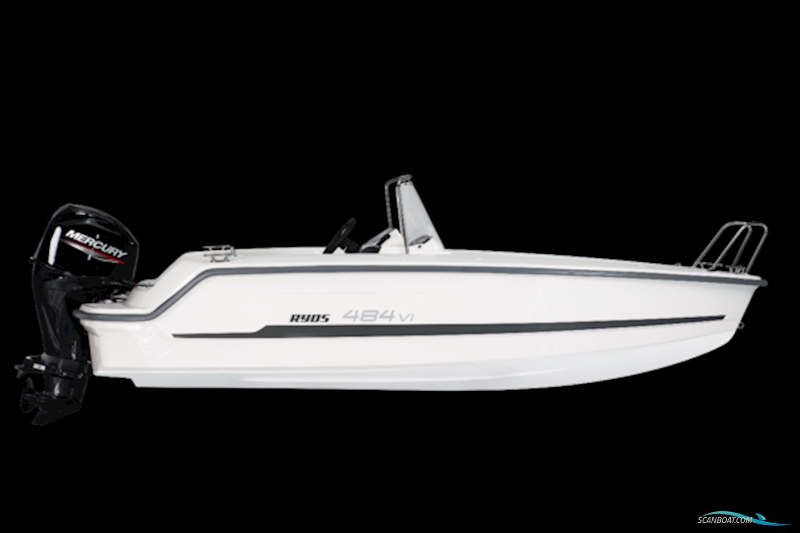 Ryds 484 VI Sport Med F30 Mercury-Efi 4 Takt Motorboot 2024, Dänemark