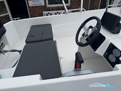 Ryds 486 BF Med 50 hk Mercury-Efi 4 Takt og 750 kg Brenderup Ubx Bådtrailer Motorboot 2023, mit Mercury motor, Dänemark