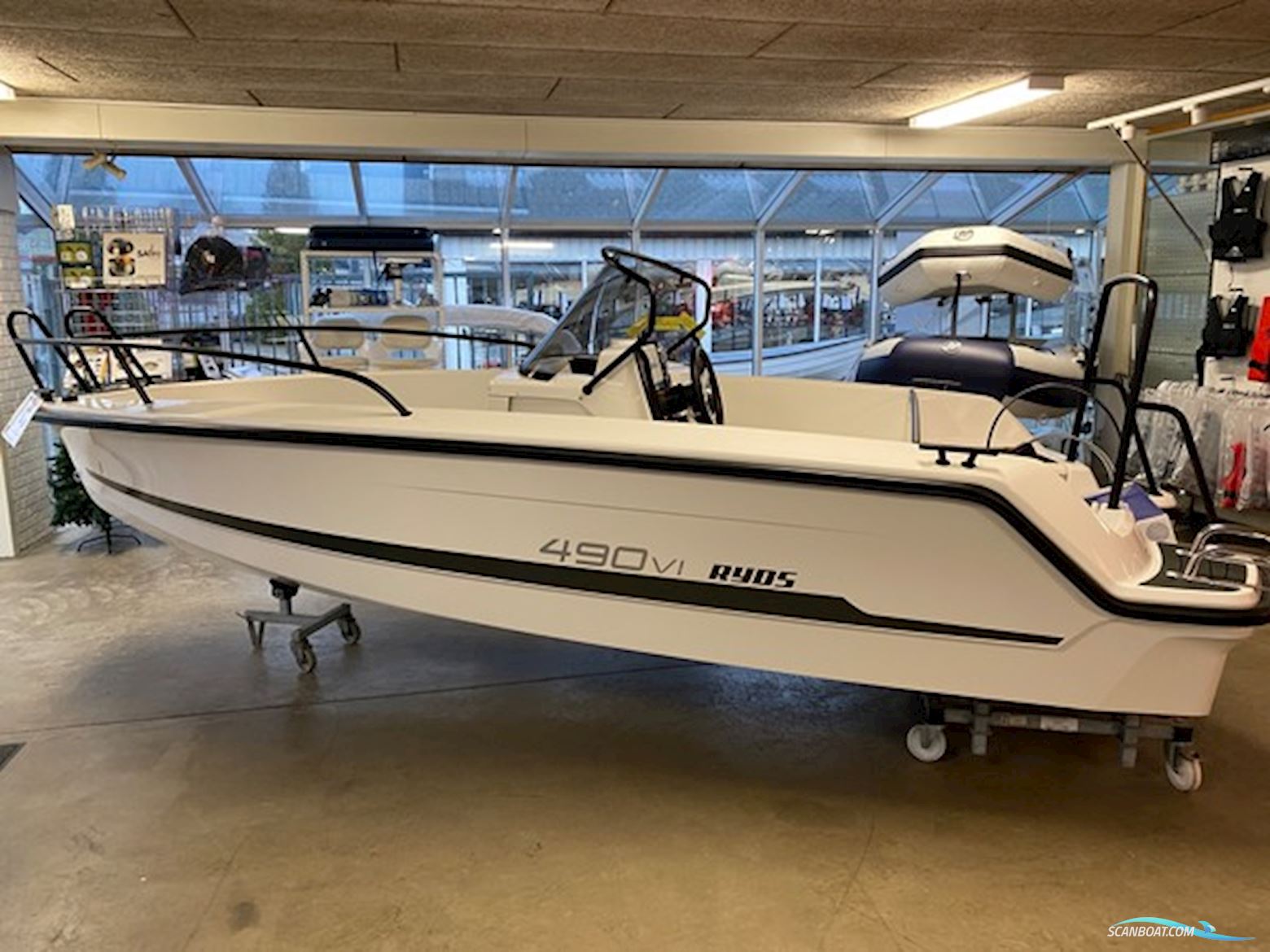 Ryds 490 VI Sport S-Line - Mercury F40 Elpt-Efi m/Solindsats Motorboot 2024, Dänemark