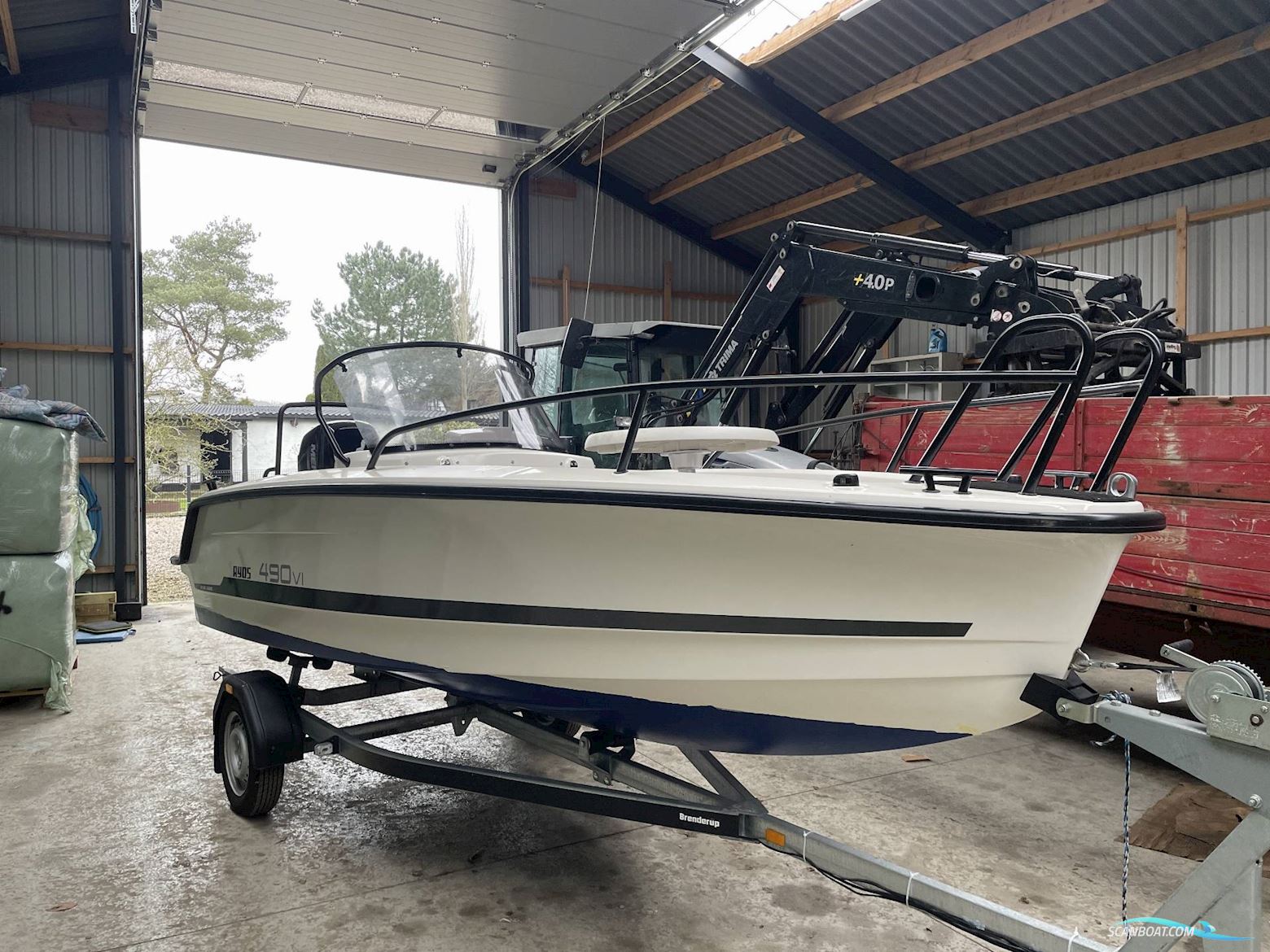 Ryds 490VI Sport - Mercury 40 HK/Udstyr Motorboot 2022, mit Mercury F40, 4-Takt Efi motor, Dänemark
