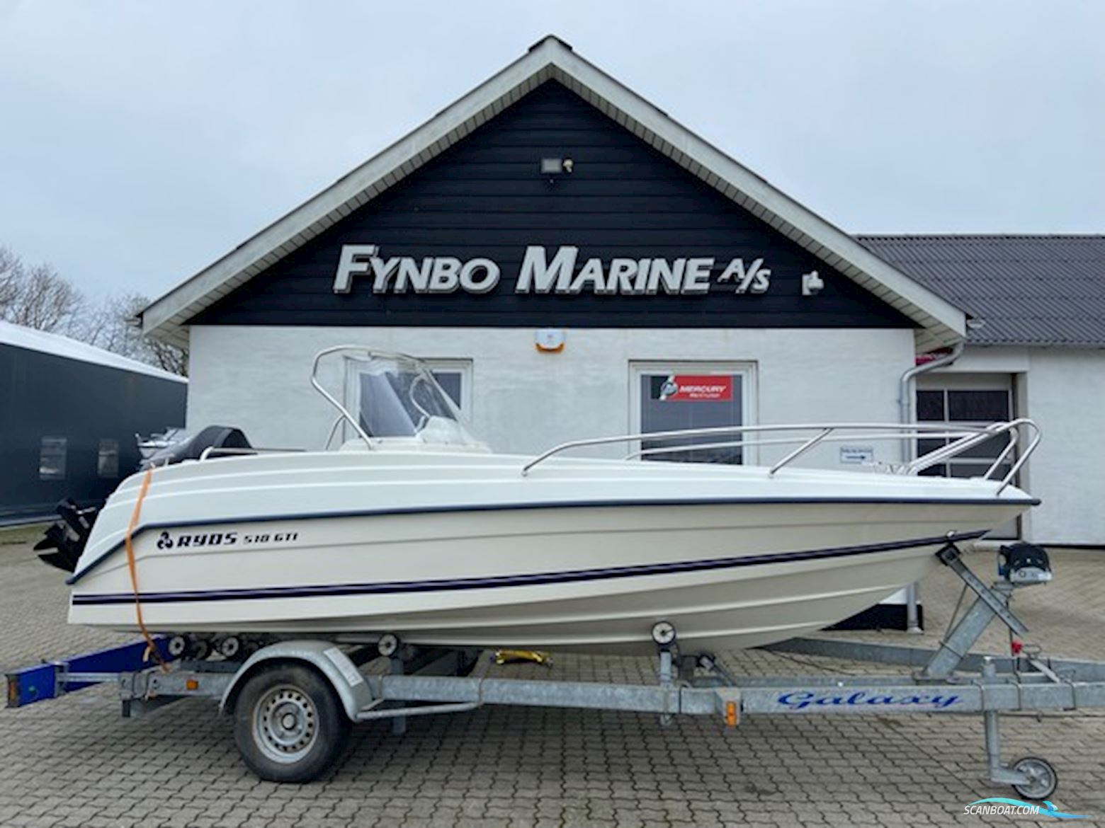 Ryds 510 Gti, Mercury 75 Optimax...Solgt Motorboot 2010, mit Mercury motor, Dänemark