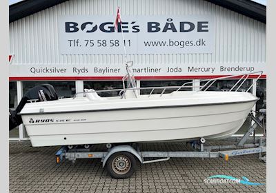 Ryds 535 DL Med 60 hk Mercury-Efi 4 Takt og 1000 kg Galaxy Bådtrailer Motorboot 2005, mit Mercury motor, Dänemark