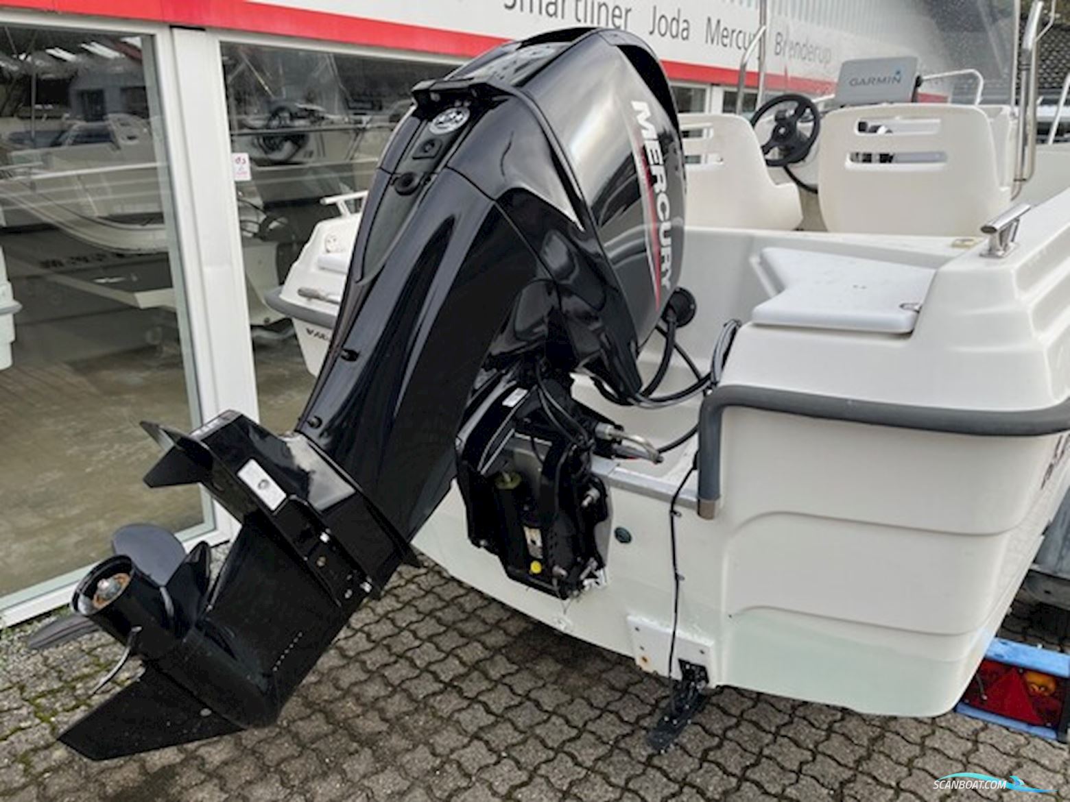 Ryds 535 DL Med 60 hk Mercury-Efi 4 Takt og 1000 kg Galaxy Bådtrailer