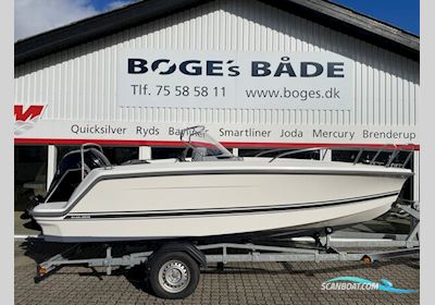 Ryds 548 sport med Mercury F100 EFI ELPT og Nysynet Brenderup 1300 kg trailer - Anvisningssalg Motorboot 2019, mit Mercury motor, Dänemark