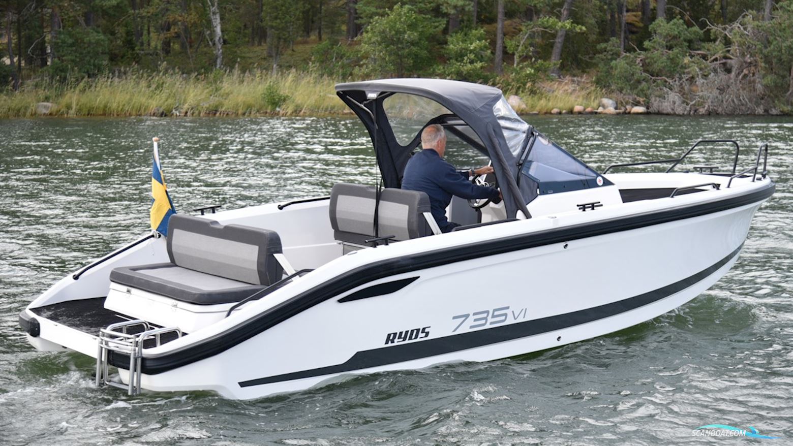 Ryds 735 VI Motorboot 2021, mit Mercruiser  motor, Sweden