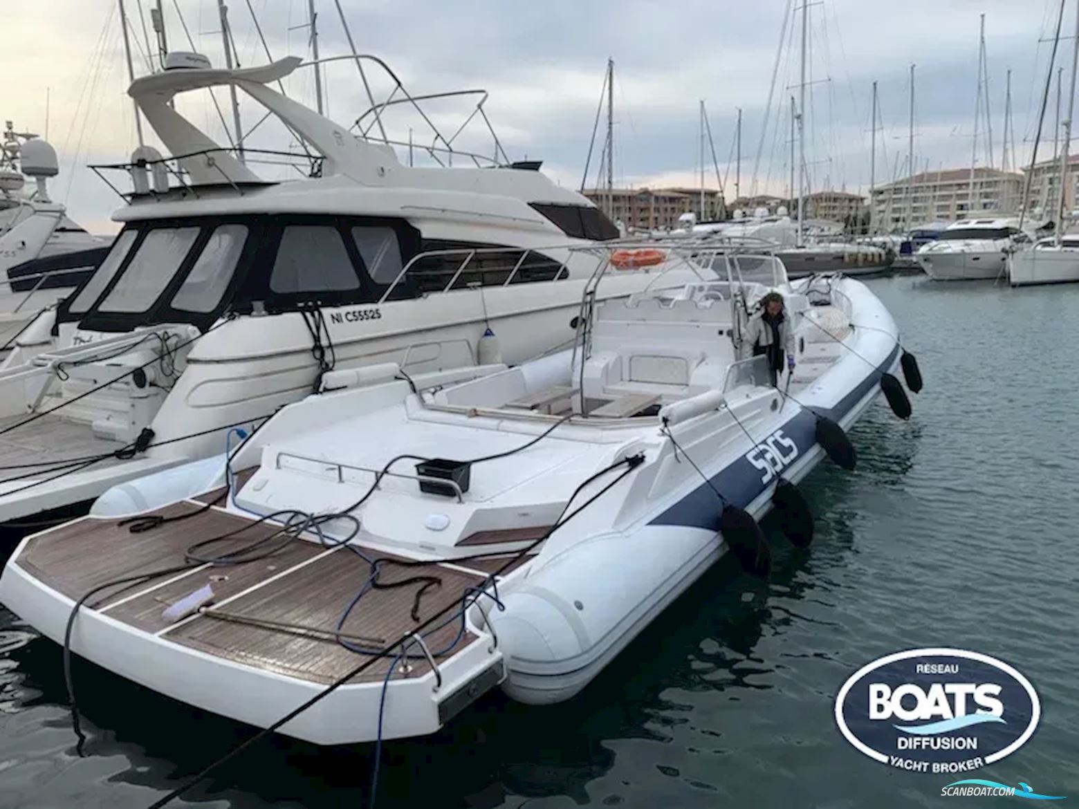 Sacs Strider 15 Motorboot 2011, mit Cummins motor, Frankreich