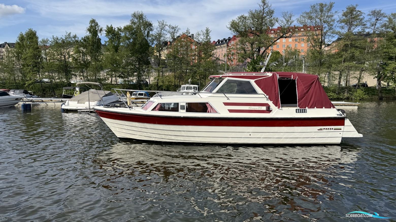 Saga 25 TURBO Motorboot 1994, mit Volvo Penta  motor, Sweden