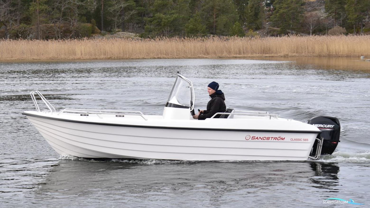 Sandström Classic 565 Motorboot 2021, mit Mercury motor, Sweden
