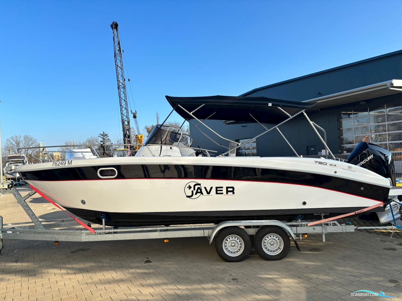 Saver 750 WA Motorboot 2022, mit Mercury V8 motor, Kroatien