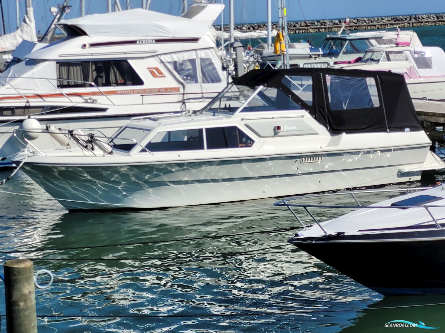 Scand 26 Med Fastskrueaksel Motorboot 1994, mit Yanmar 4JH2-Dte motor, Dänemark
