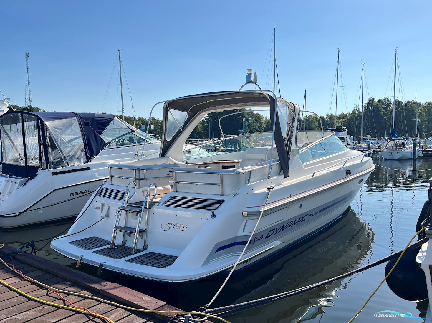 Scand Dynamic 11000 Motorboot 1990, mit 2 x Volvo Penta Aqad41B motor, Sweden