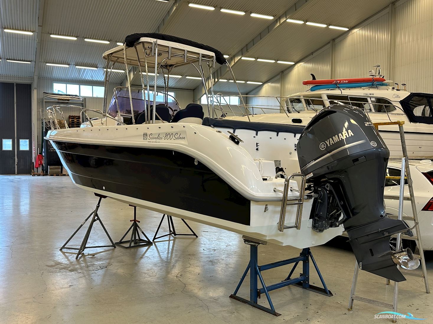 Scandica 8000 Salomon Walkaround Motorboot 2011, mit Yamaha motor, Sweden