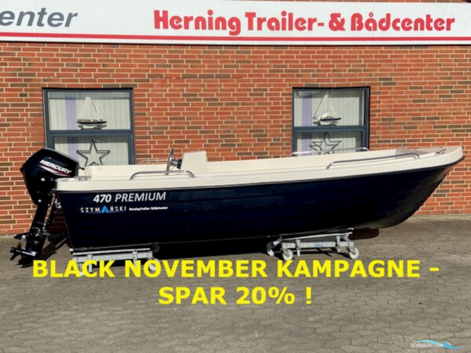 Sea Explorer 470 Premium m/Mercury F25 hk ELPT 4-takt EFI - BLACK NOVEMBER KAMPAGNE ! Motorboot 2025, Dänemark