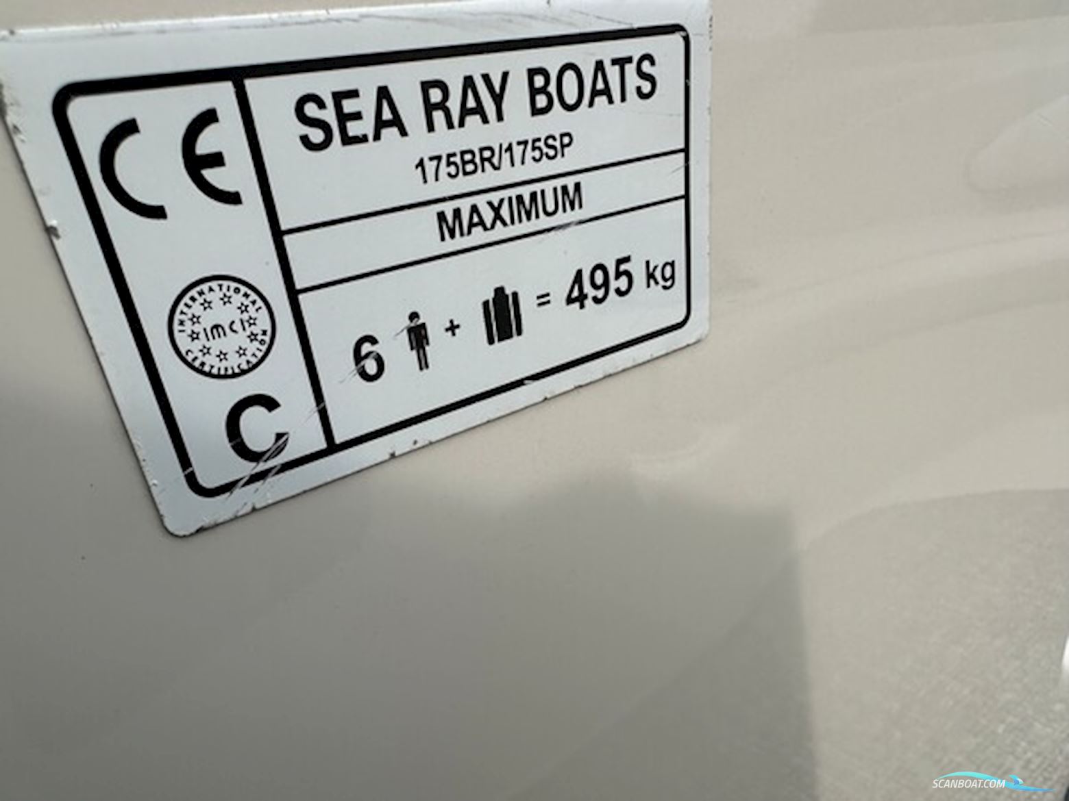 Sea Ray 175 Sport Med Mercruiser 3.0 Tks 196 Timer og Trailer – 2009