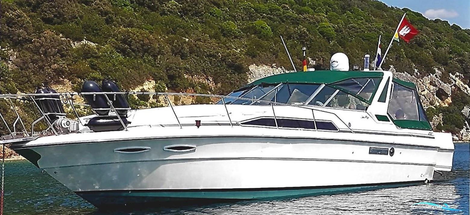 Sea Ray 340 Express Cruiser Motorboot 1989, mit Volvo motor, Deutschland