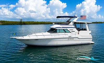 Sea Ray 410 Aft Cabin Motorboot 1987, mit Michigan Motorz motor, USA