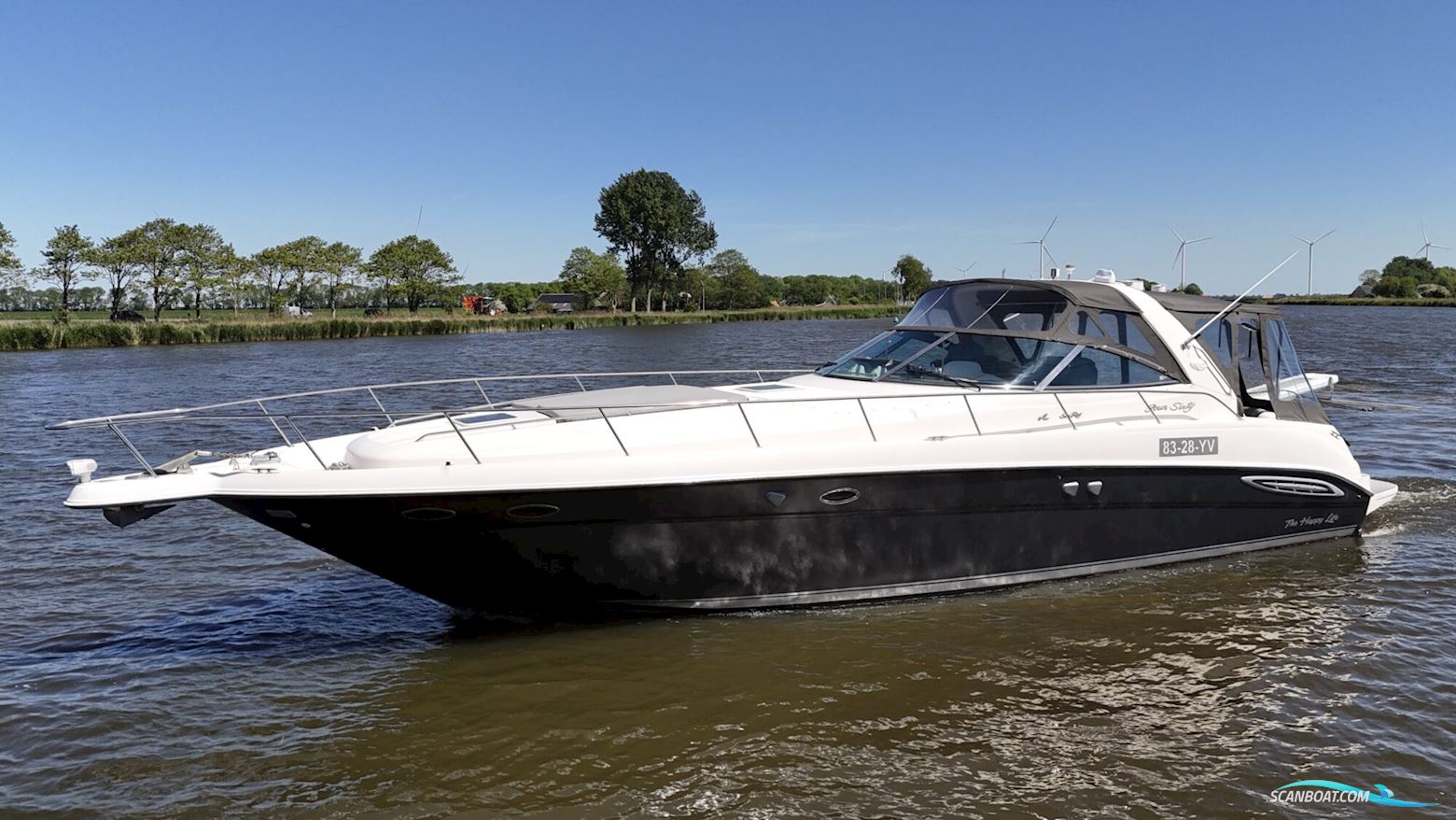 Sea Ray 460 Sundancer Motorboot 2000, mit caterpillar motor, Niederlande