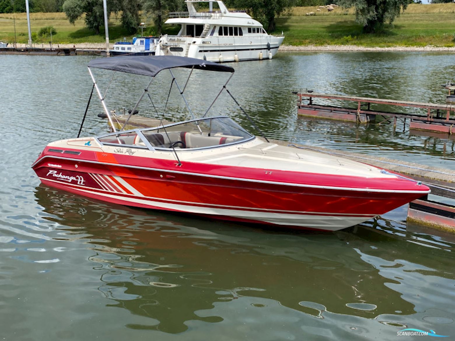 Sea Ray Pachanger 22 Motorboot 1987, mit Mercnruiser 350 MAG motor, Deutschland