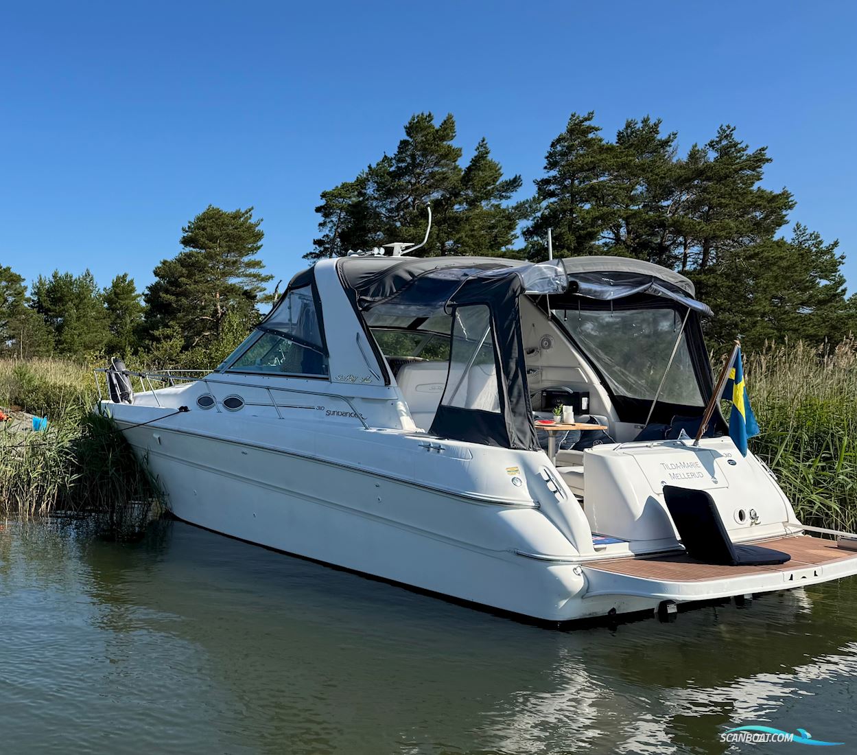 Sea Ray Sundancer 310 Motorboot 1999, mit 2 x Mercruiser 5,0l V8, nya Long Block - 2013 motor, Sweden