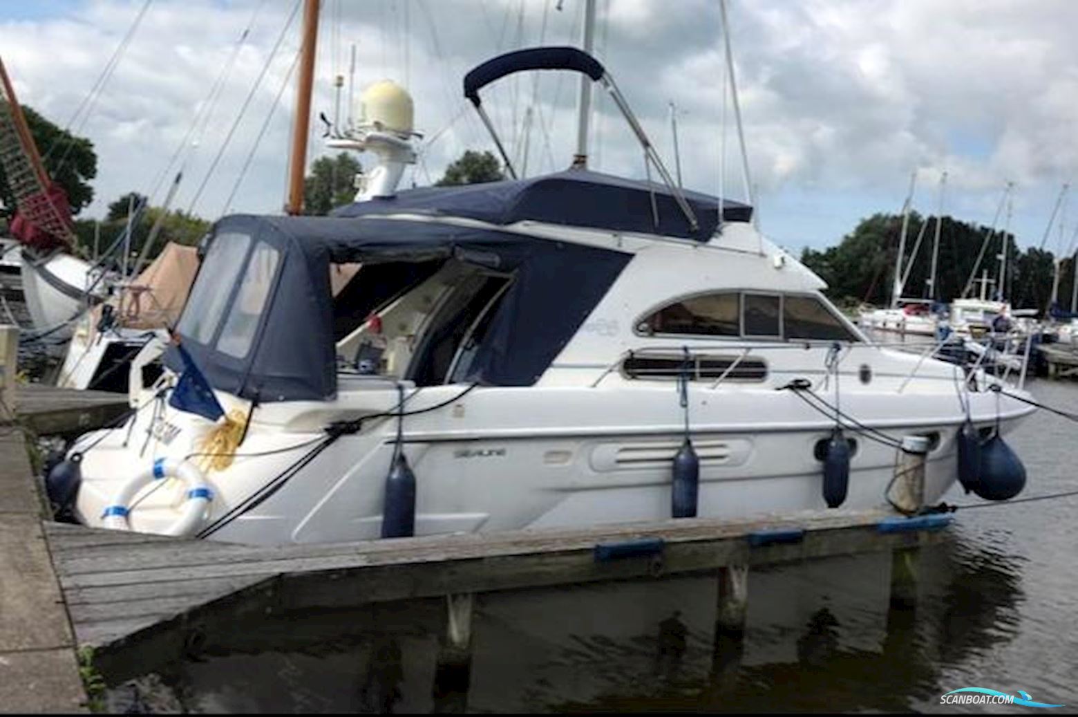 Sealine 350 Flybridge Motorboot 1993, mit 2 x Volvo Penta motor, Niederlande