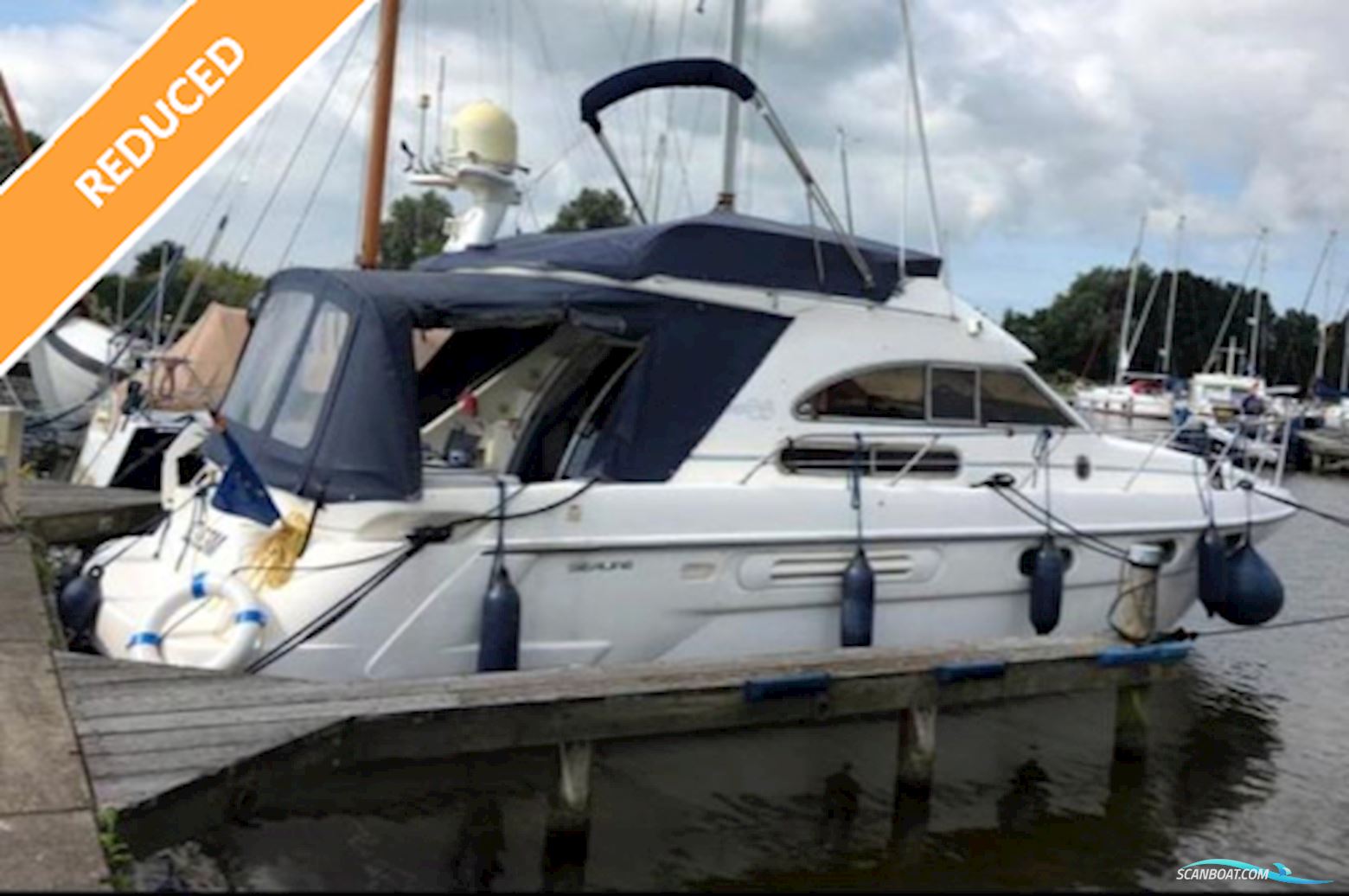 Sealine 350 Flybridge Motorboot 1993, mit 2 x Volvo Penta motor, Niederlande
