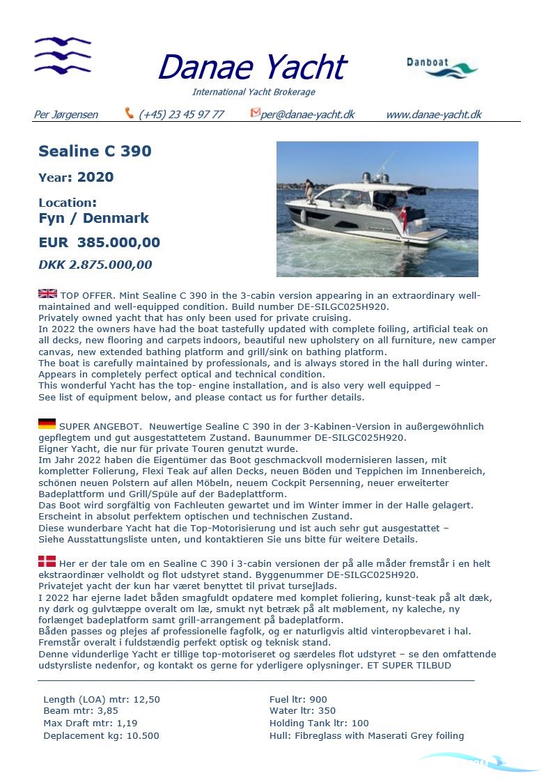 Sealine C 390