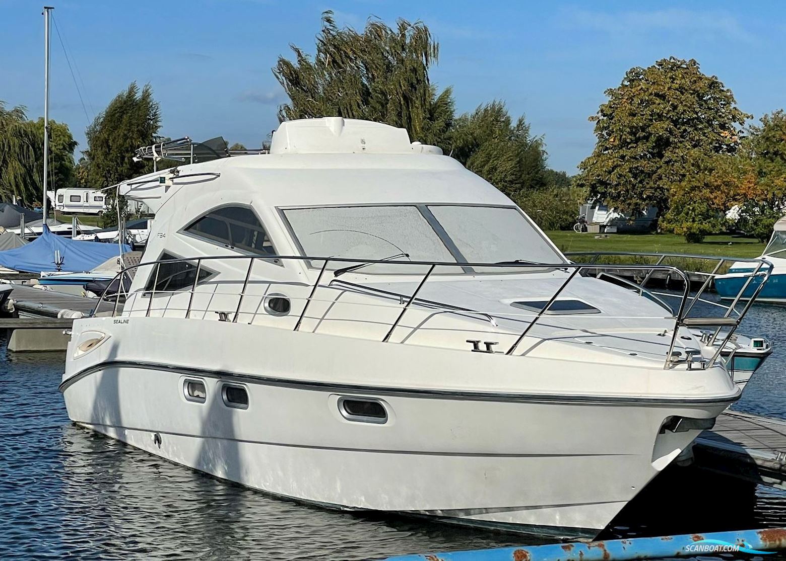 Sealine F34 Flybridge Motorboot 2009, mit Volvo motor, Deutschland