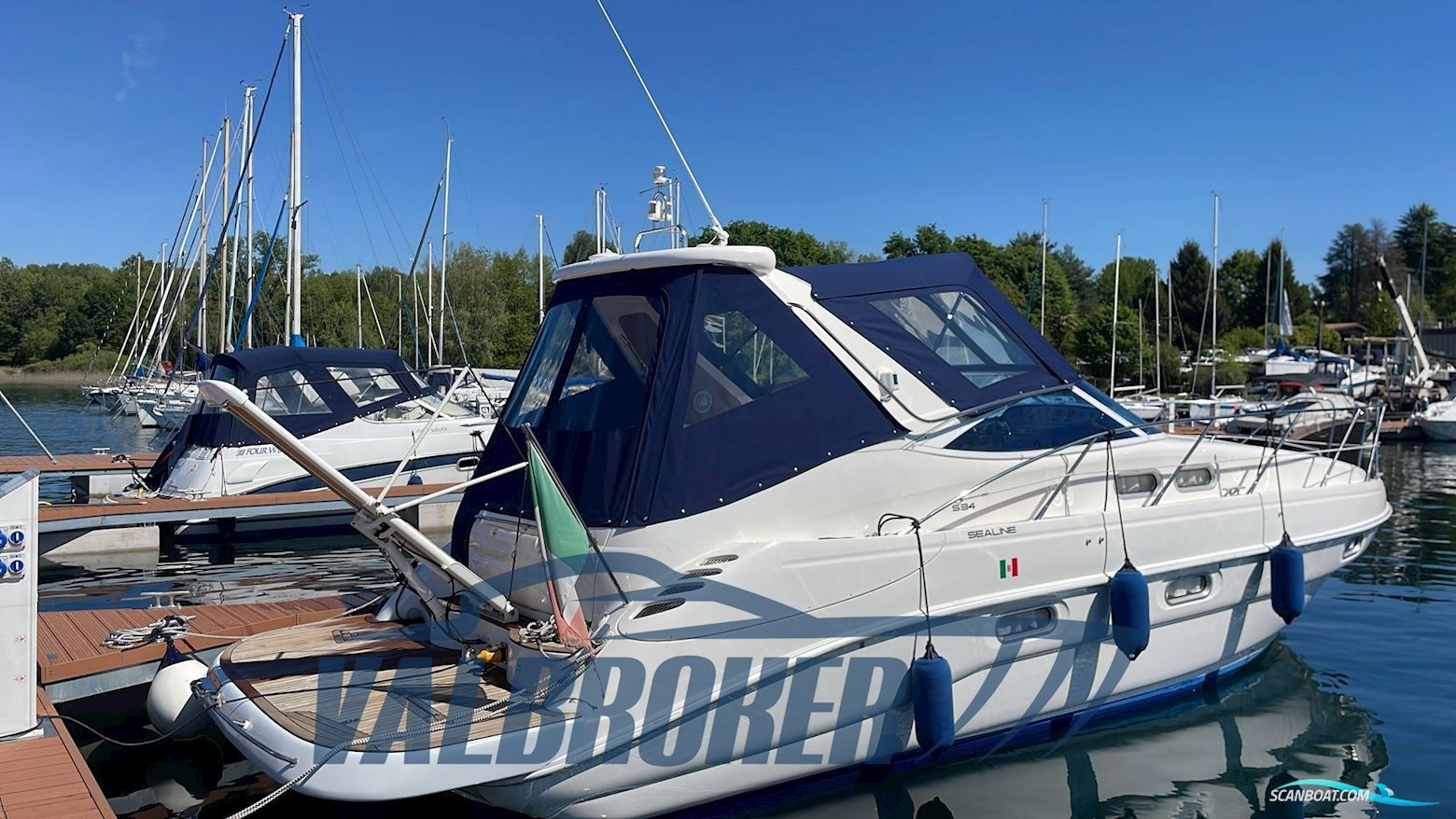 Sealine S 34 Motorboot 2003, mit Volvo Penta Kad44 DP-E motor, Italien