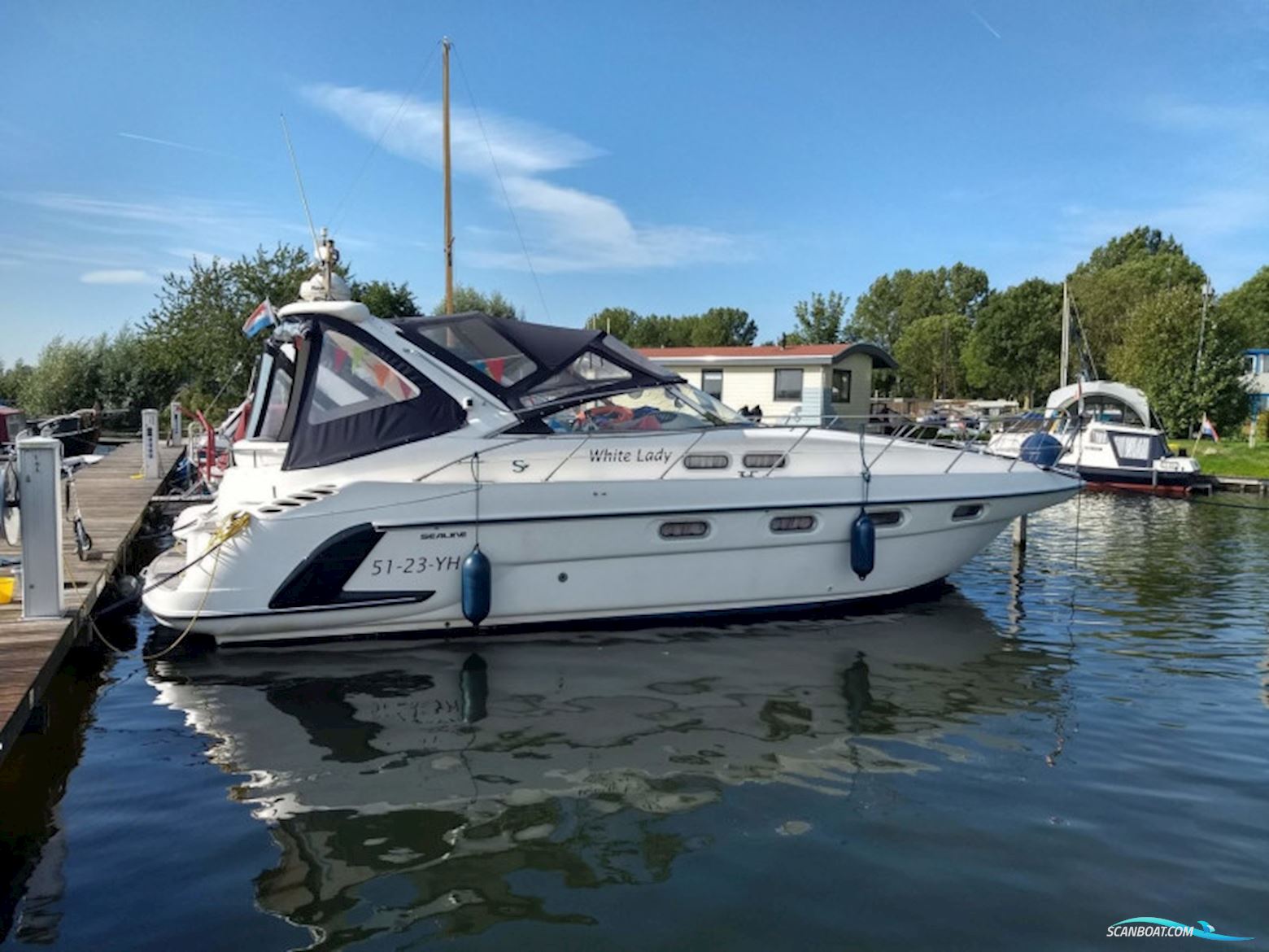 Sealine S37 Open Motorboot 2003, mit Mercury-Dieselmotore motor, Niederlande