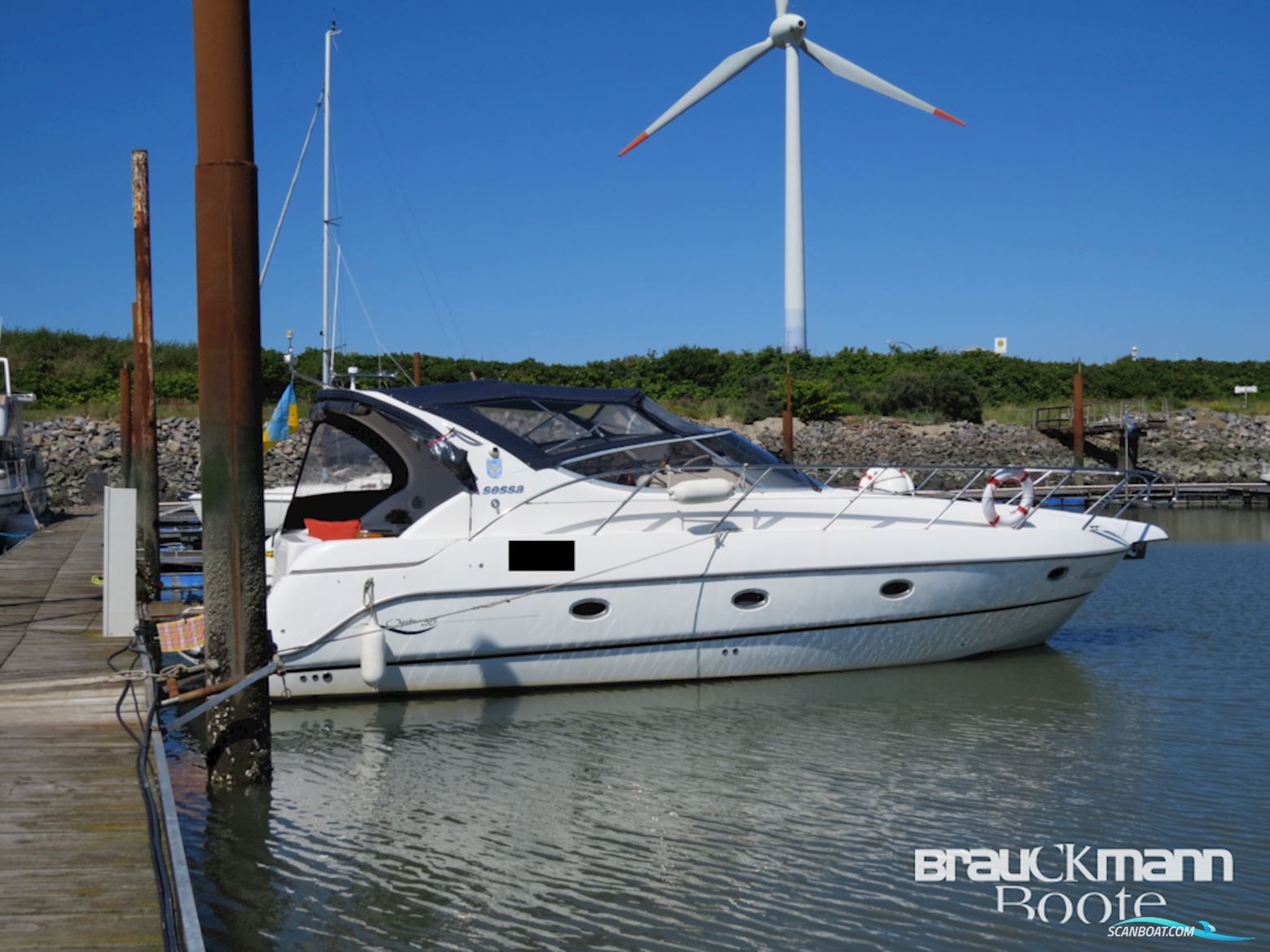 Sessa 35 Oyster Motorboot 2002, mit Mercruiser motor, Deutschland