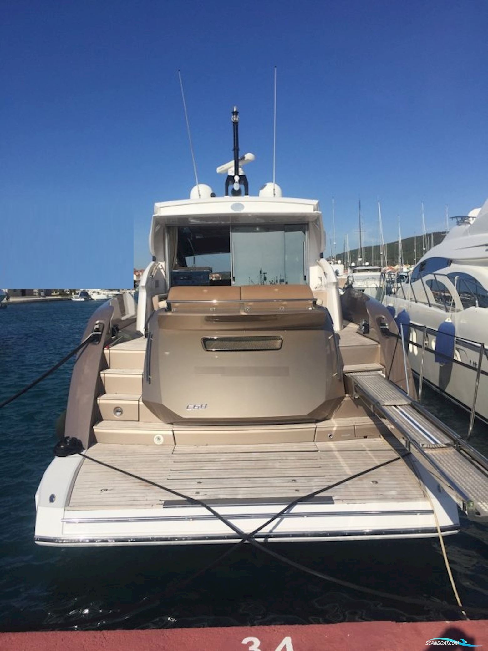 Sessa C68 Motorboot 2011, mit Volvo Penta motor, Kroatien