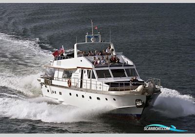 Shalimara 82 Motorboot 1972, mit 900 HP Mtu-Diesel motor, Dänemark