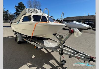Shetland Cadet Med Suzuki DF50 hk – Inkl. Trailer og Kaleche Motorboot 1985, mit Suzuki motor, Dänemark