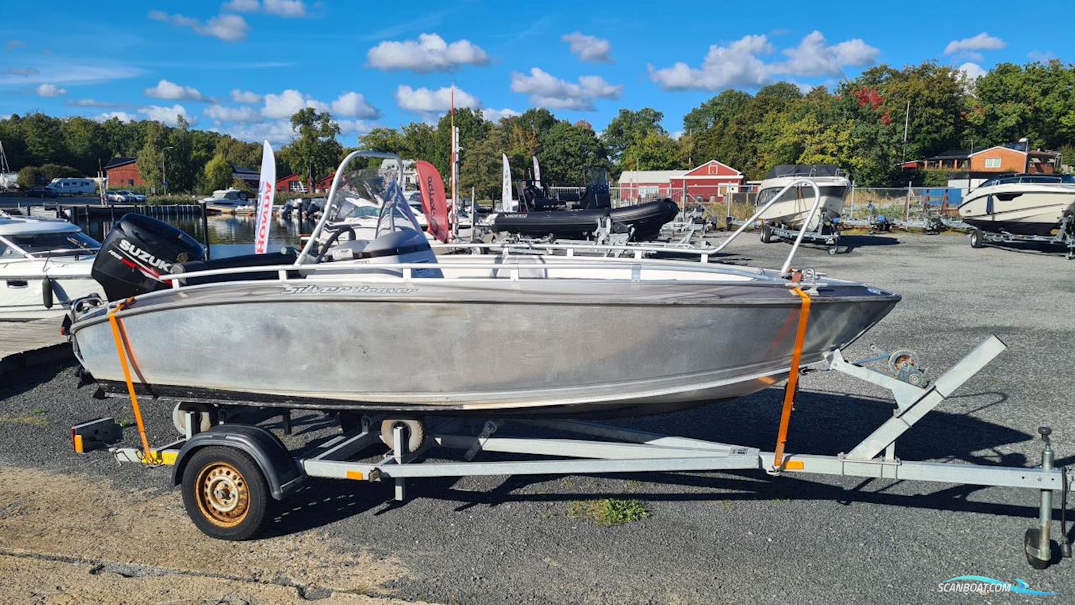 Silver BEAVER 450 Motorboot 2011, mit Suzuki motor, Sweden
