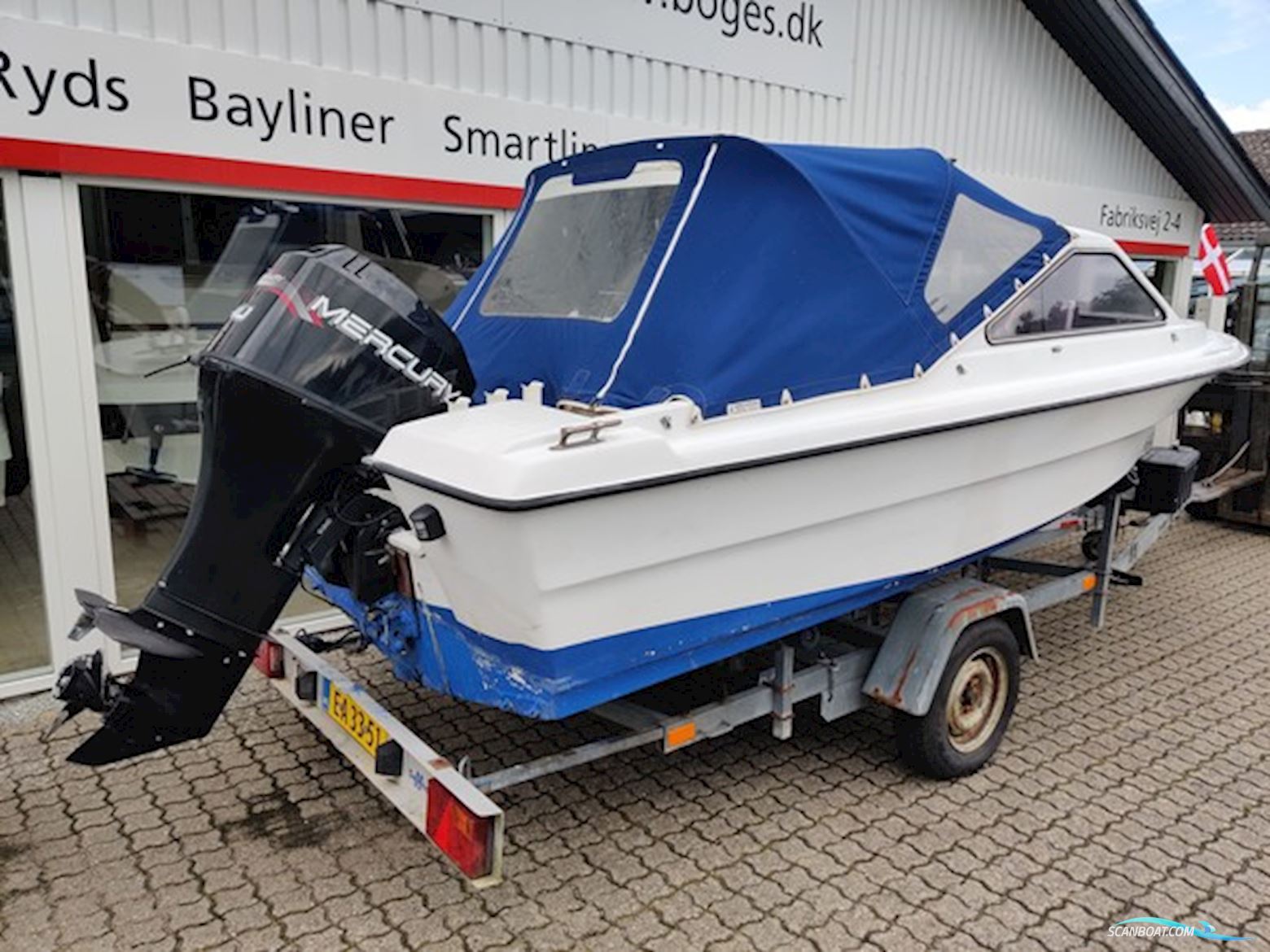 Skibsplast SeaMaster 17 HT med 40 hk Mercury 4-takt ELPT 4-cyl.