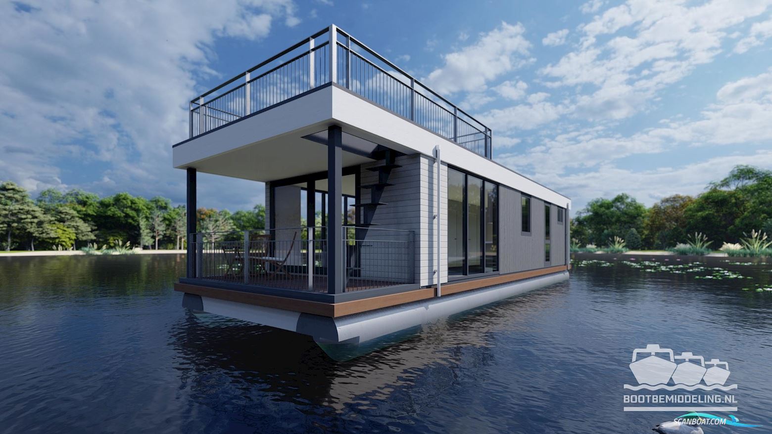 SL Houseboat Nijesyl Exclusive Inclusief Ligplaats Motorboot 2023, Niederlande