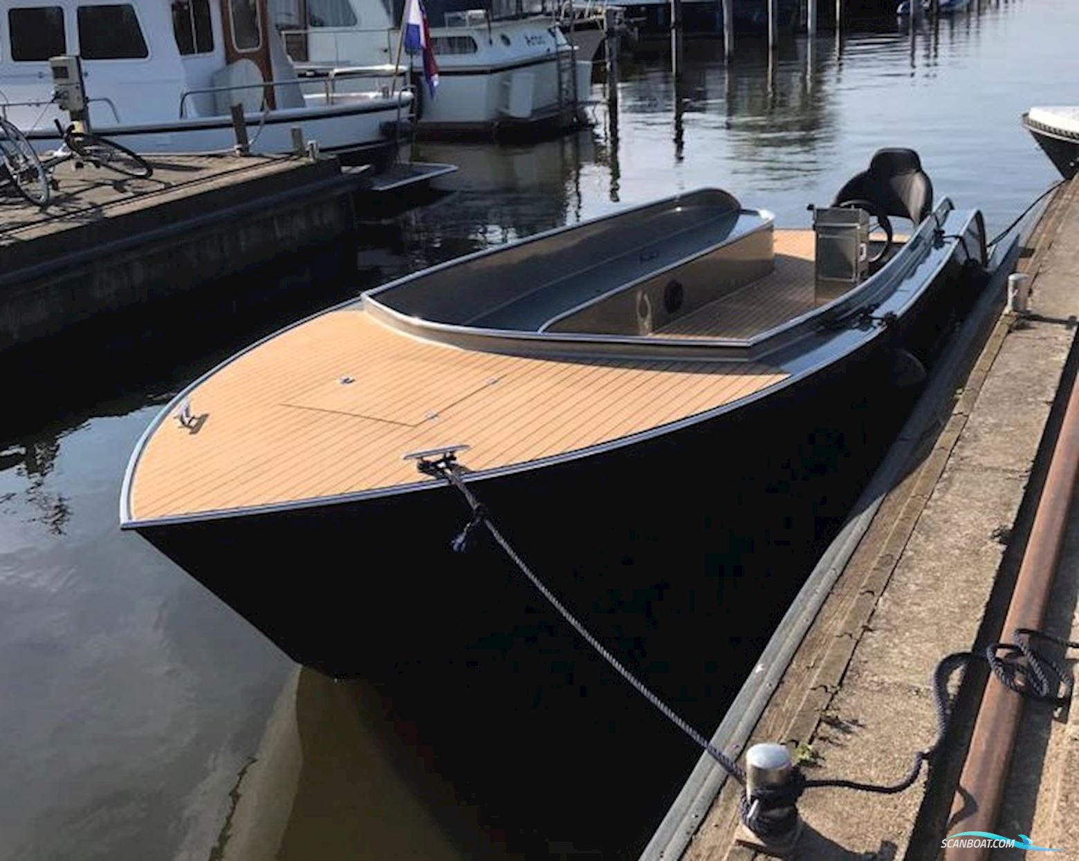 Sloep CZ Elektrische Sloep Motorboot 1998, mit Bell Marine motor, Niederlande