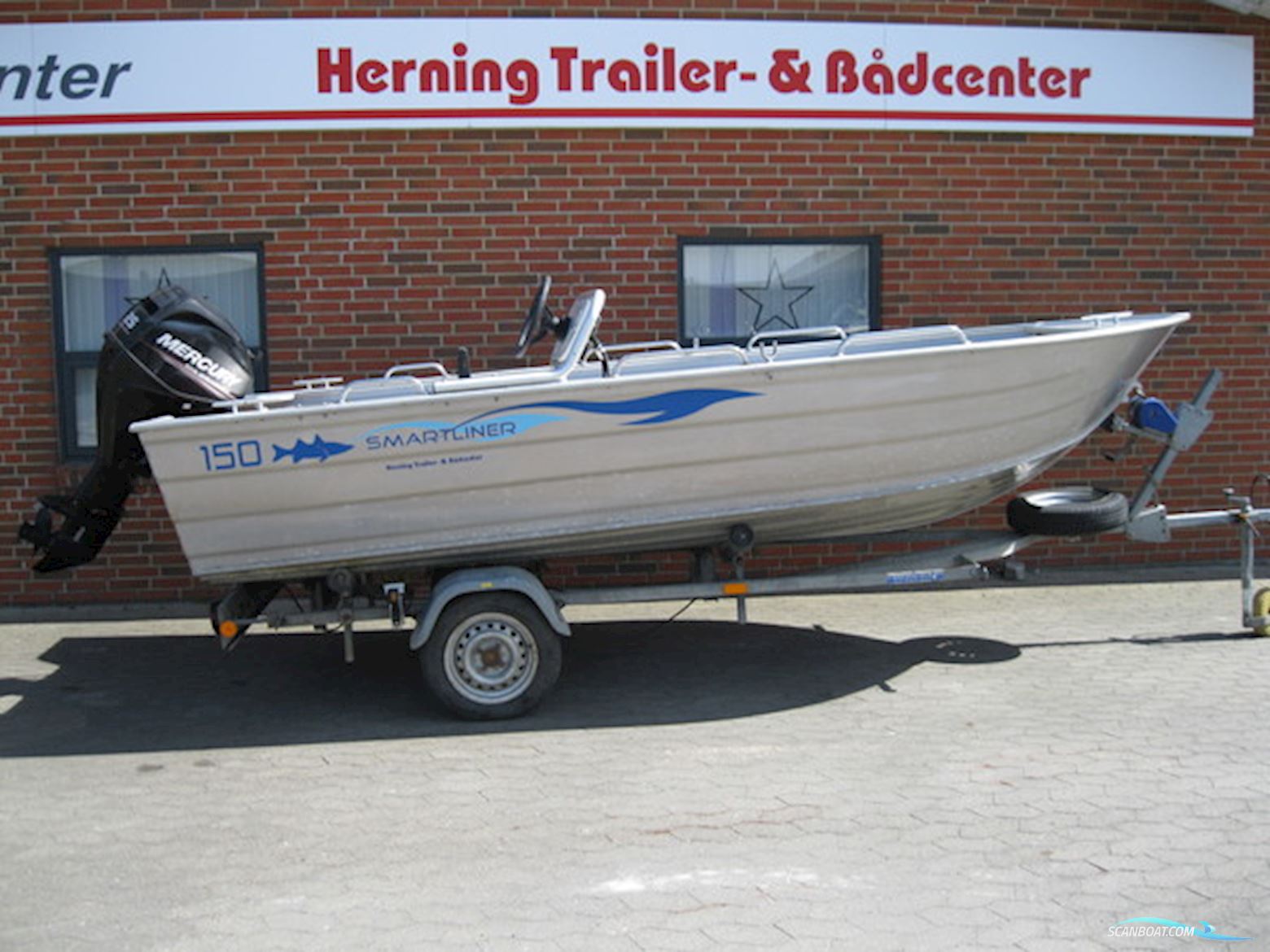 Smartliner 150 m/Mercury F25 hk Efi 4-Takt m/Variant Bådtrailer - NU Nedsat KR. 9.000,- ! Motorboot 2017, mit Mercury motor, Dänemark