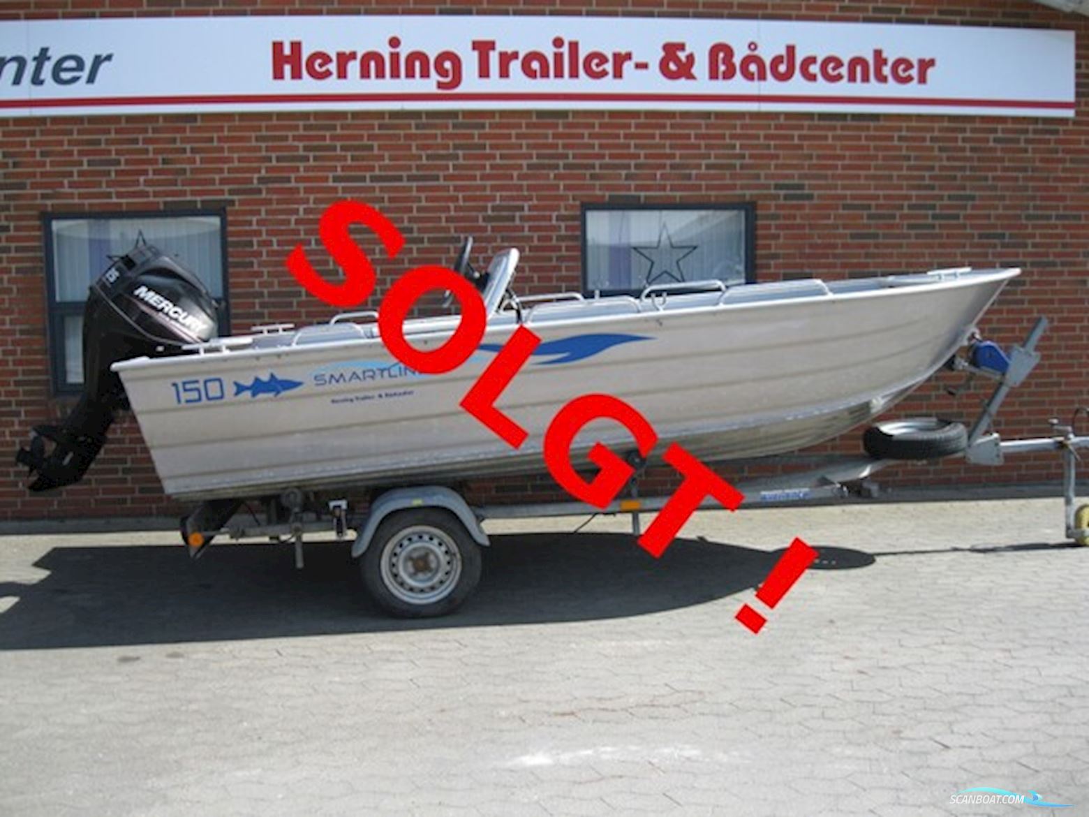 Smartliner 150 m/Mercury F25 hk EFI 4-takt m/Variant bådtrailer - SOLGT ! Motorboot 2017, mit Mercury motor, Dänemark