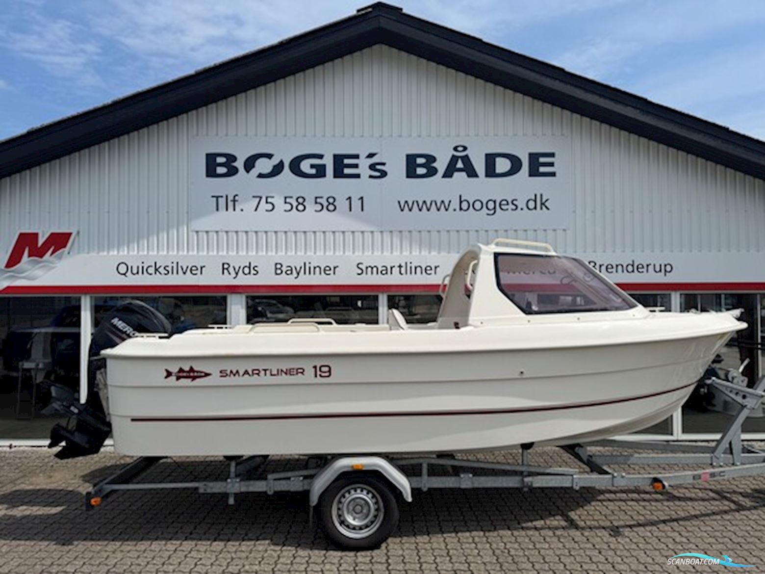Smartliner 19 Cuddy Med F60 Mercury-Efi 4 Takt CT Motorboot 2016, mit Mercury motor, Dänemark