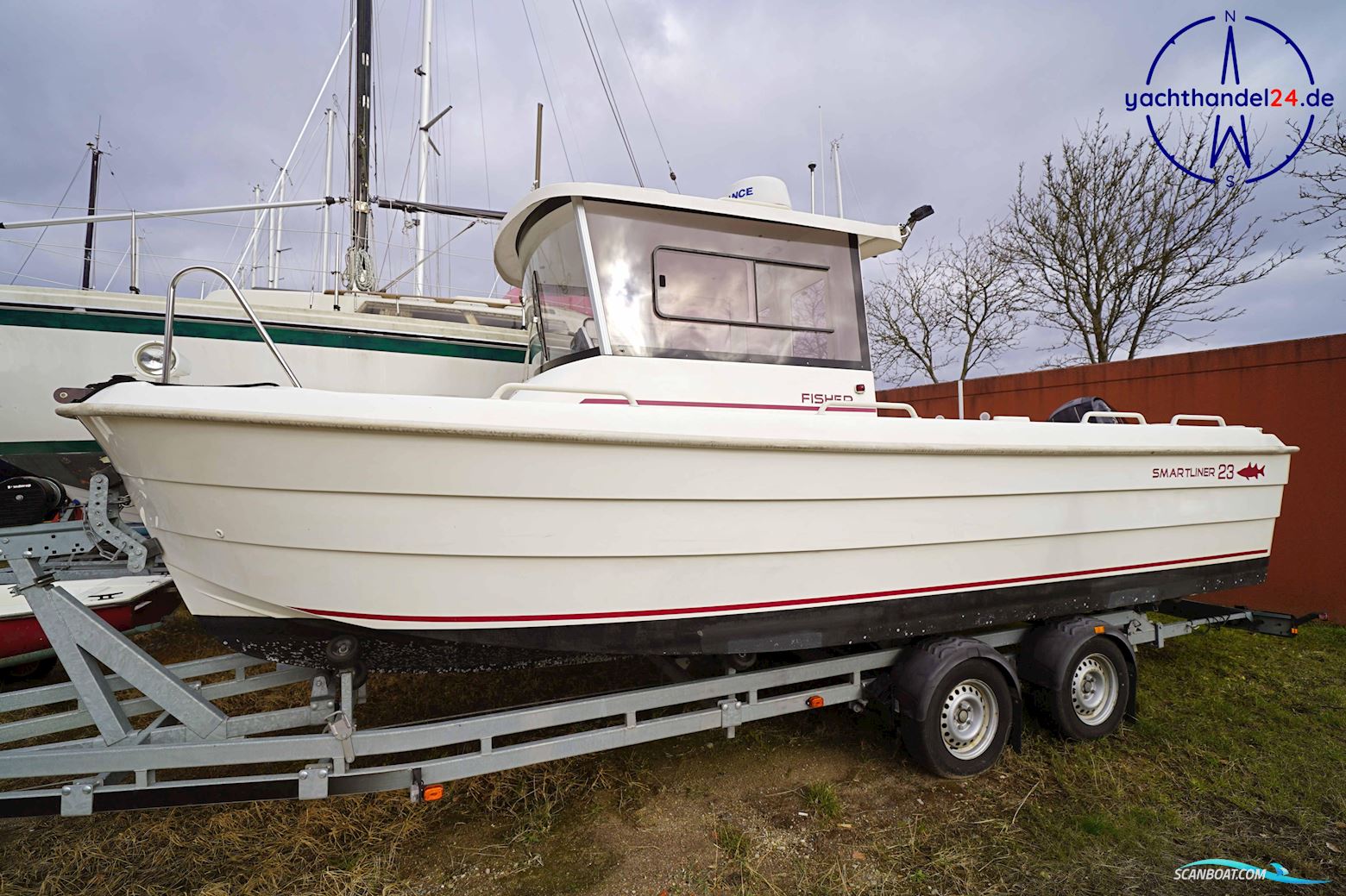 Smartliner Fisher 23 Motorboot 2016, mit Mercury F150 EFI motor, Deutschland