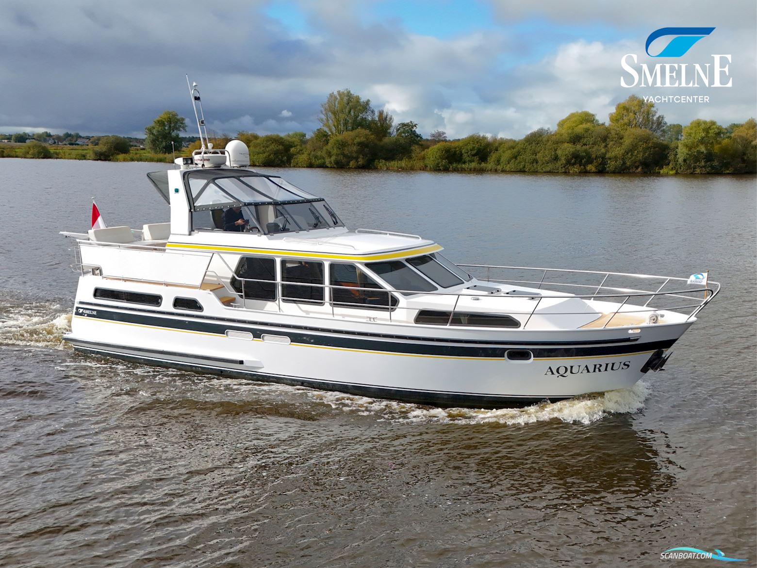 Smelne Kruiser 1280S Motorboot 1999, mit Perkins, M135 motor, Niederlande