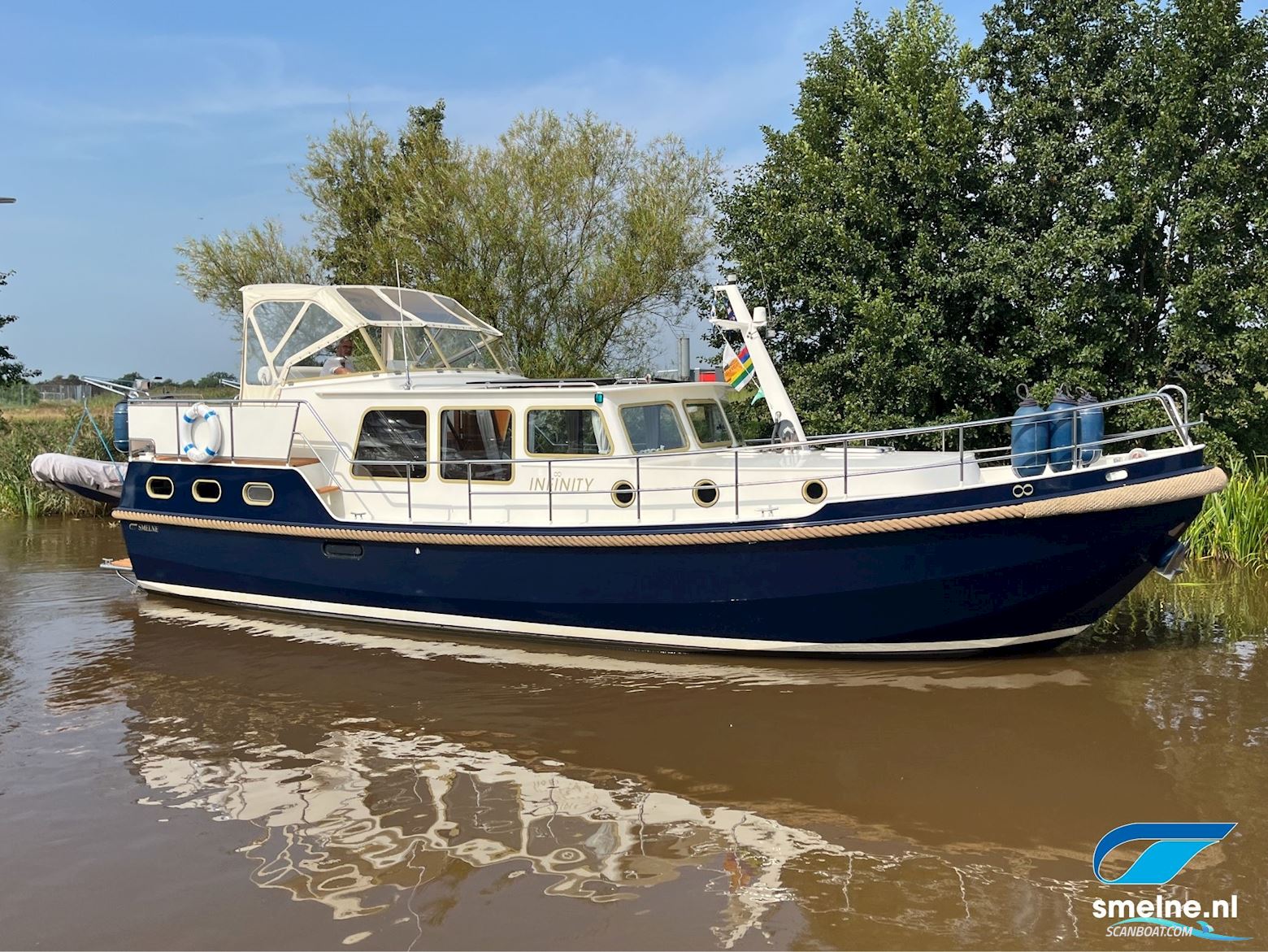 Smelne Vlet 1200 Motorboot 1998, mit Iveco 8061 M14 motor, Niederlande